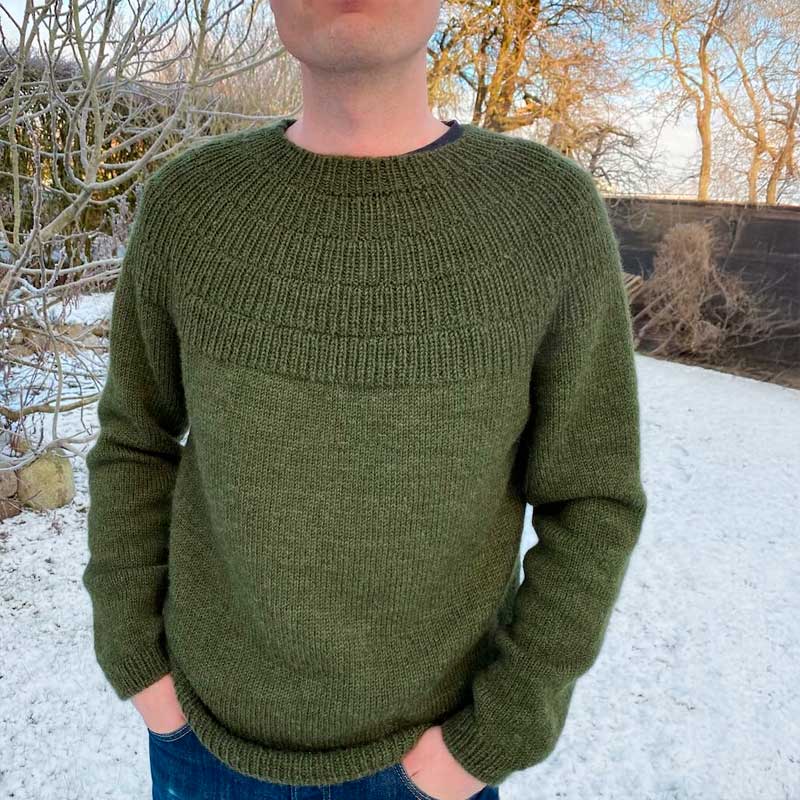 Strikkekit Ankers Trøje My Boyfriend’s Size i Peer Gynt garn