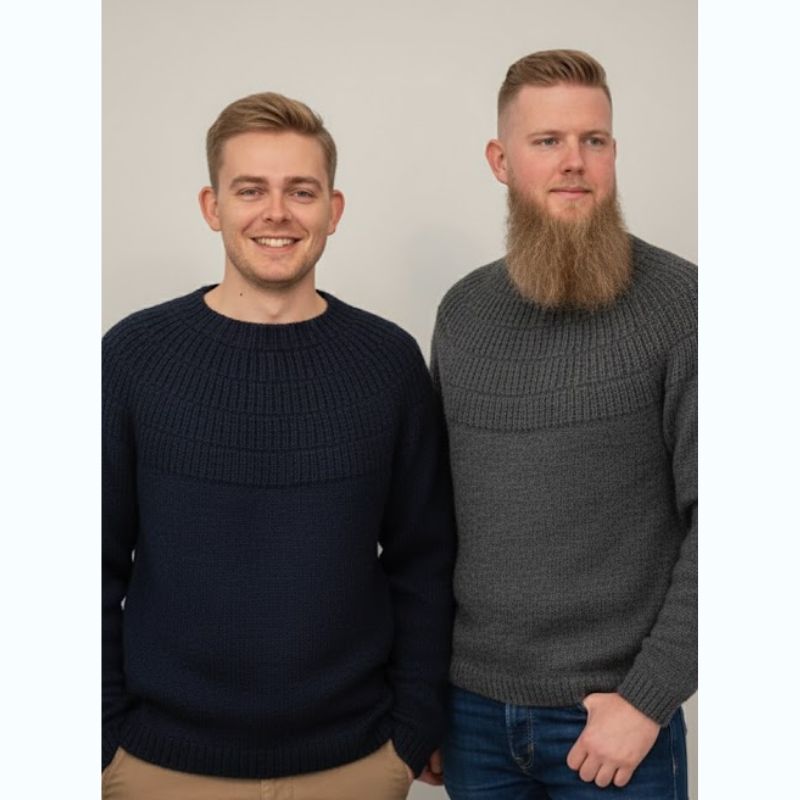 Strikkekit Ankers Trøje My Boyfriend’s Size i Peer Gynt garn