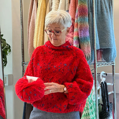 Strikkekit Anouk sweater i Phoenix Tweed