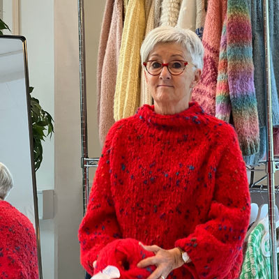 Strikkekit Anouk sweater i Phoenix Tweed