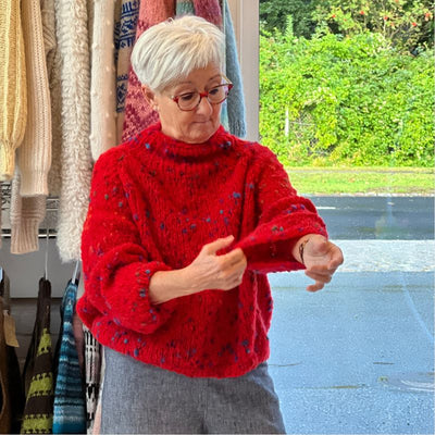 Strikkekit Anouk sweater i Phoenix Tweed