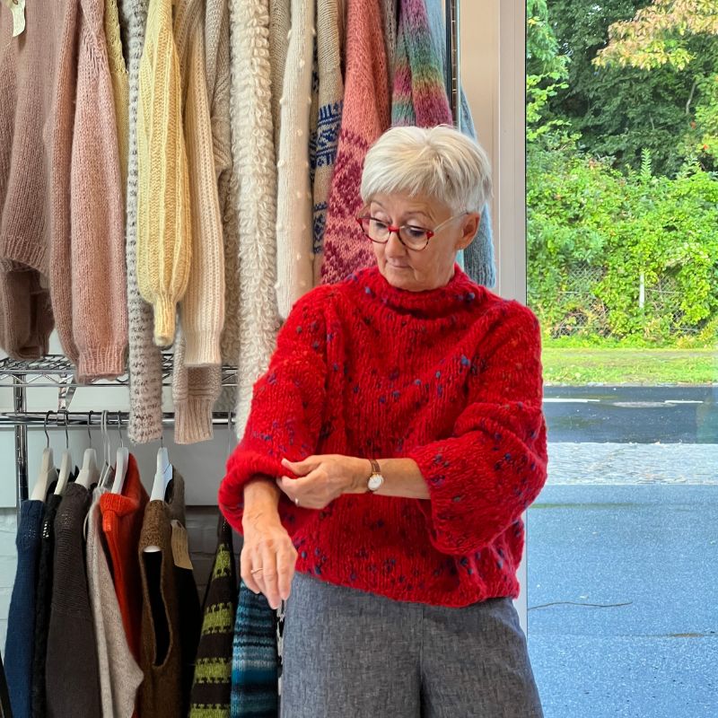 Strikkekit Anouk sweater i Phoenix Tweed