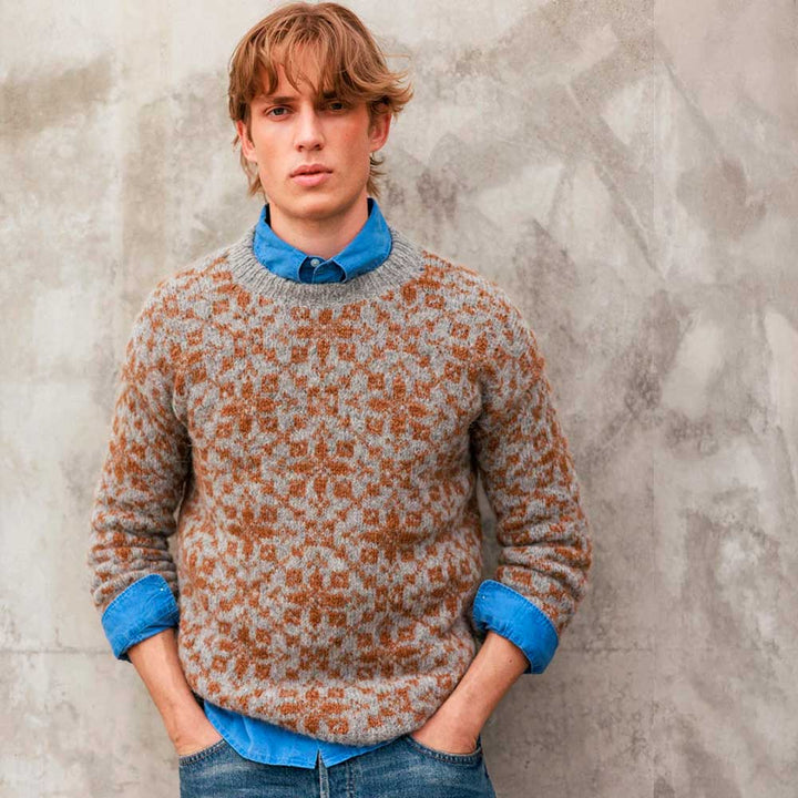 Strikkekit 2609-5 Astra sweater i KOS garn