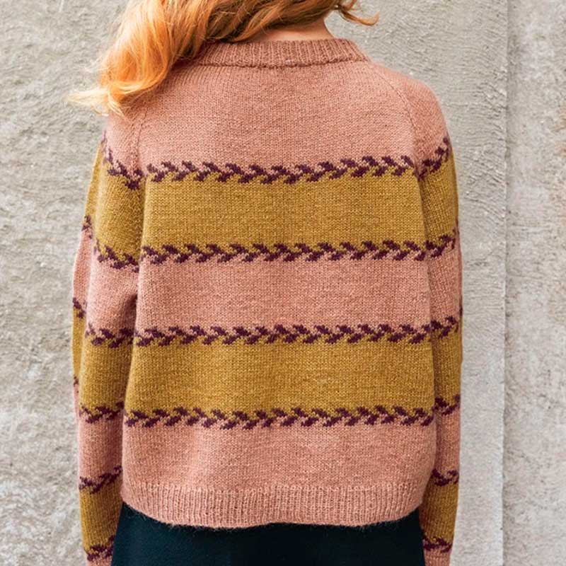 Strikkeopskrift 2510-5 Astrid dametrøje fra Sandnes Garn