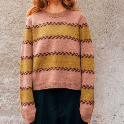 Strikkeopskrift 2510-5 Astrid dametrøje fra Sandnes Garn