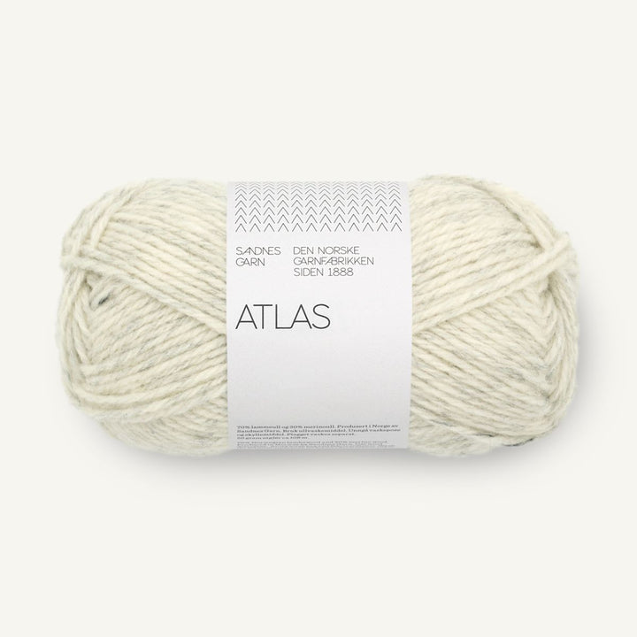 Atlas garn fra Sandnes Garn Lys gråmeleret