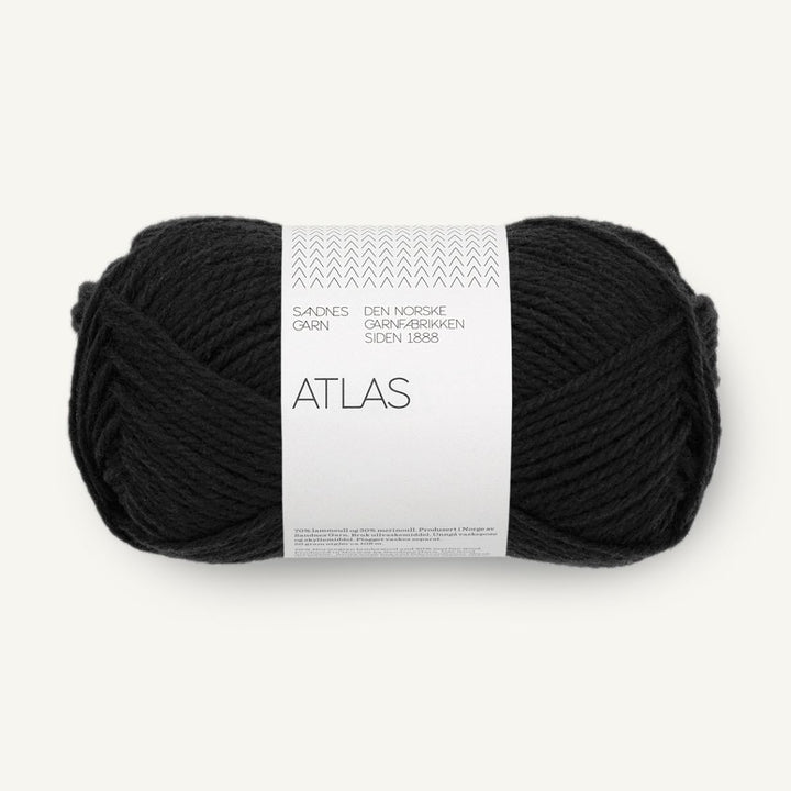 Atlas garn fra Sandnes Garn Sort
