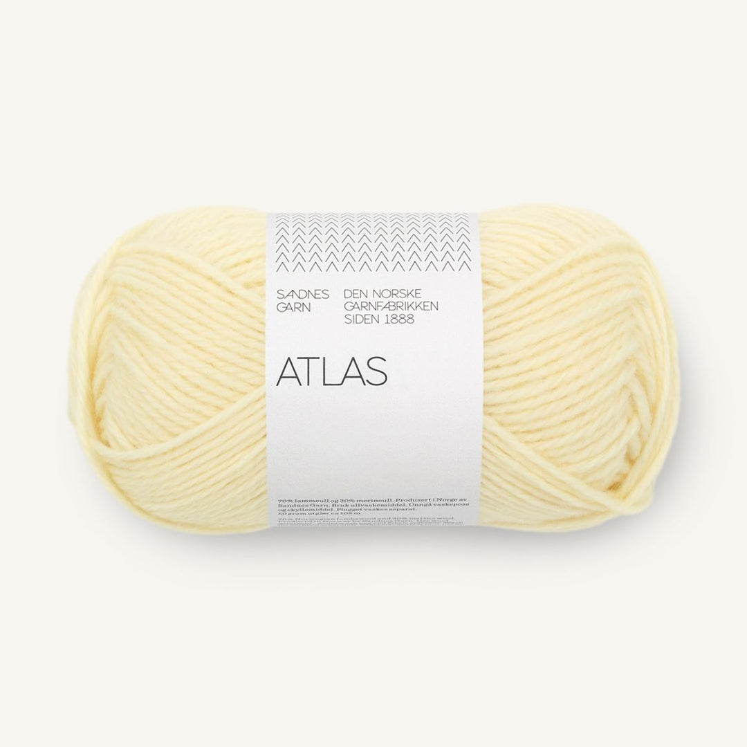 Atlas garn fra Sandnes Garn Butter yellow