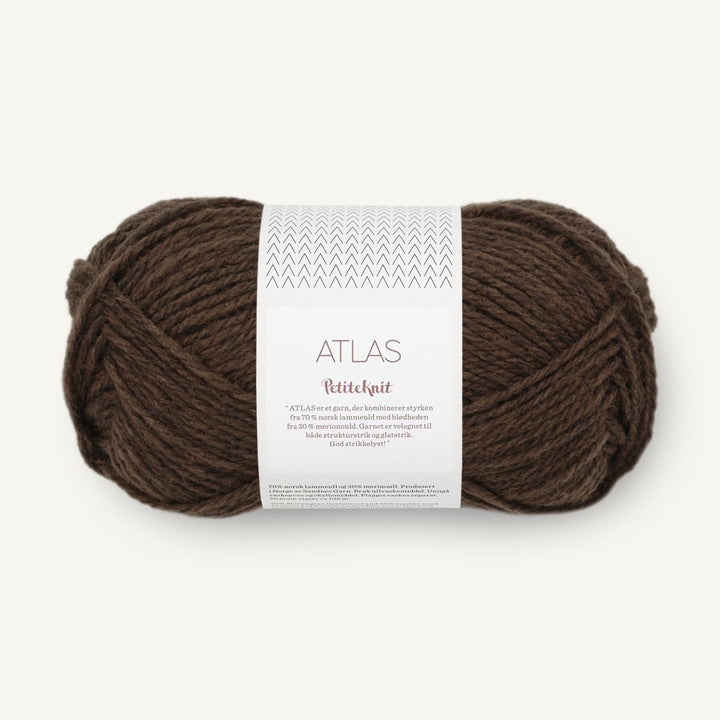 Atlas garn fra Sandnes Garn Coffee melange PetiteKnit