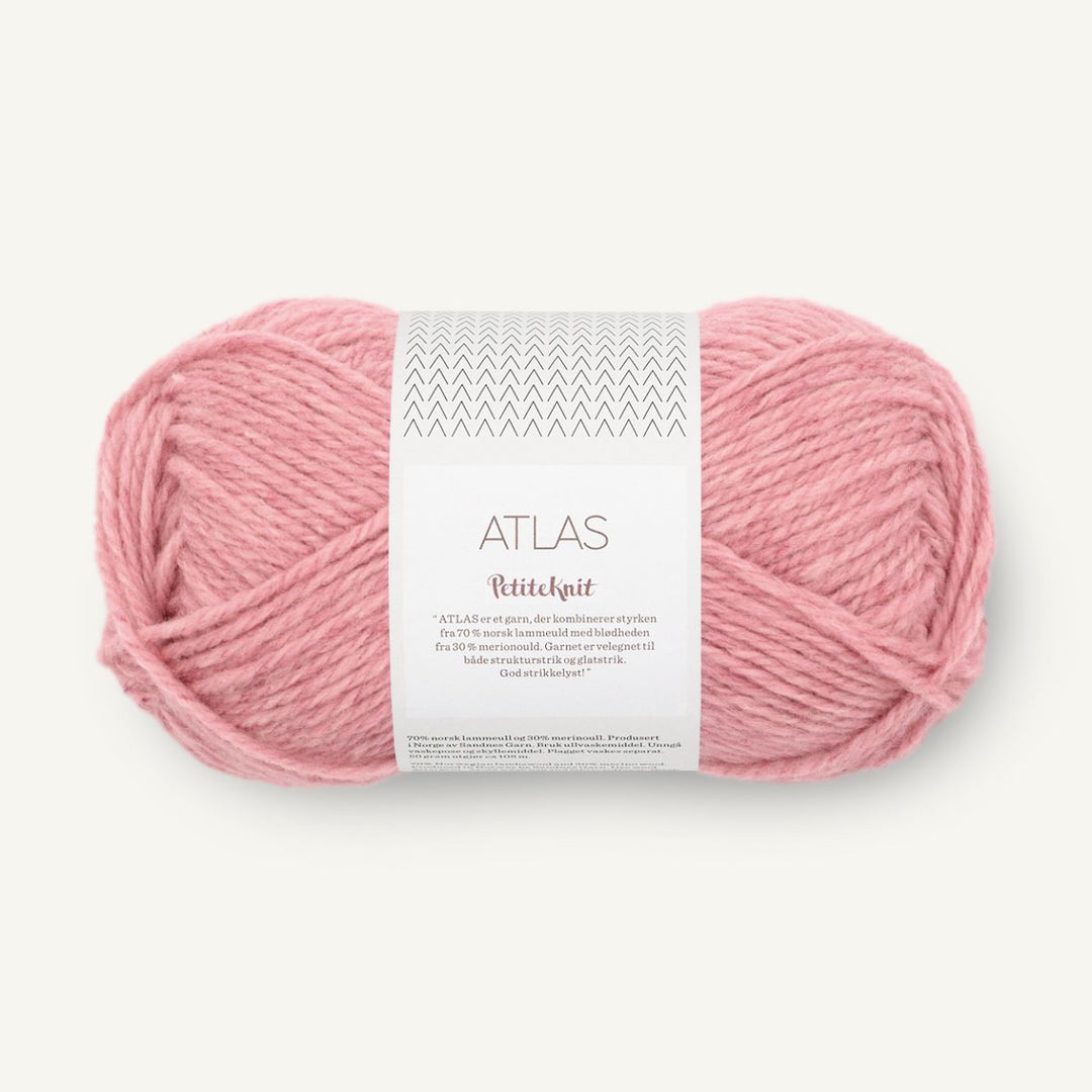 Atlas garn fra Sandnes Garn Rosewater melange PetiteKnit