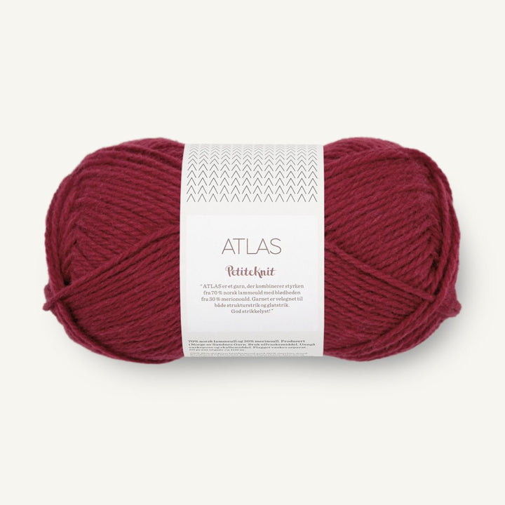 Atlas garn fra Sandnes Garn Cabernet - PetiteKnit