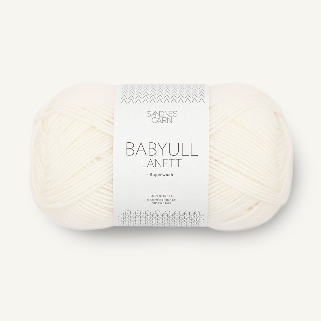Babyuld Lanett garn fra Sandnes Garn Natur
