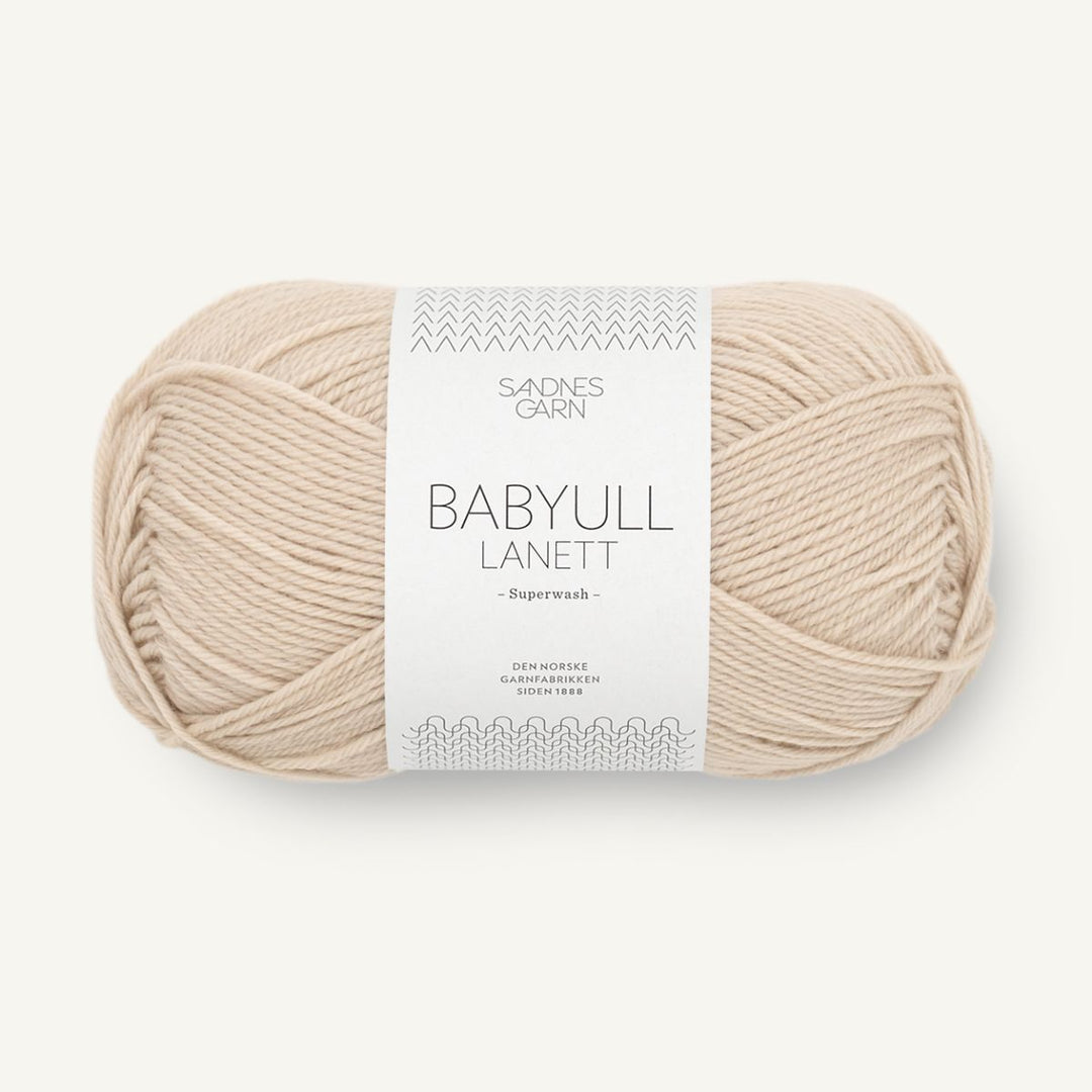 Babyuld Lanett garn fra Sandnes Garn Marcipan
