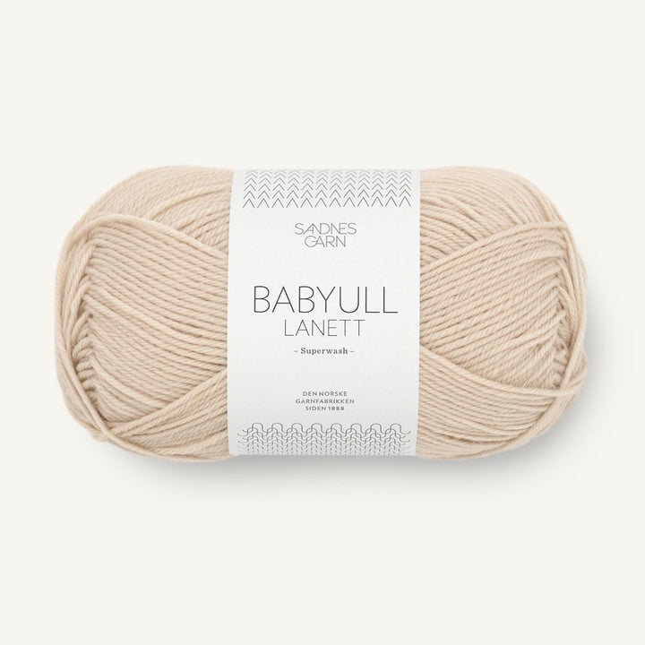 Babyuld Lanett garn fra Sandnes Garn Marcipan