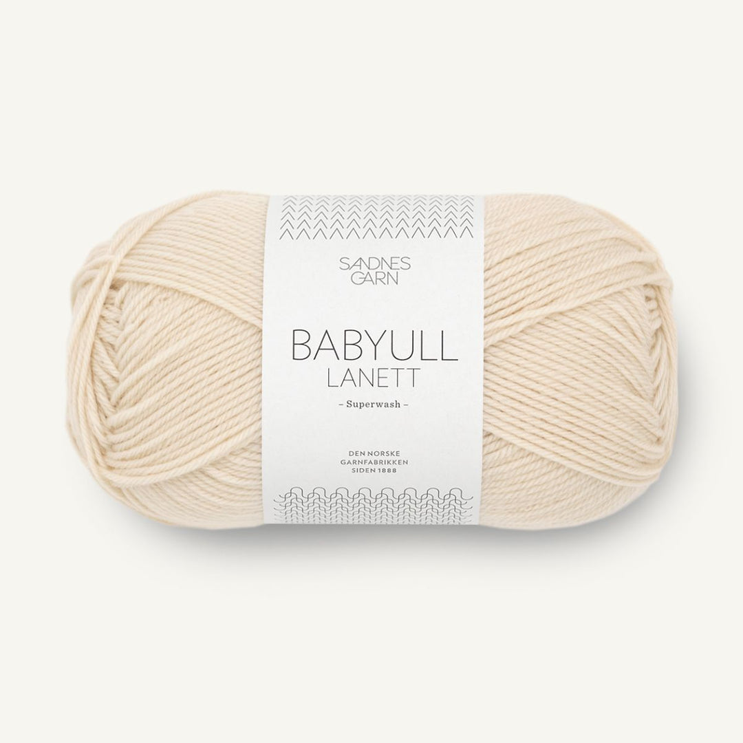 Babyuld Lanett garn fra Sandnes Garn Mandel