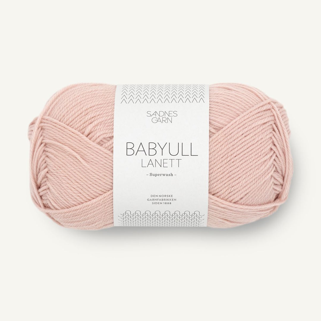 Babyuld Lanett garn fra Sandnes Garn Perlerosa