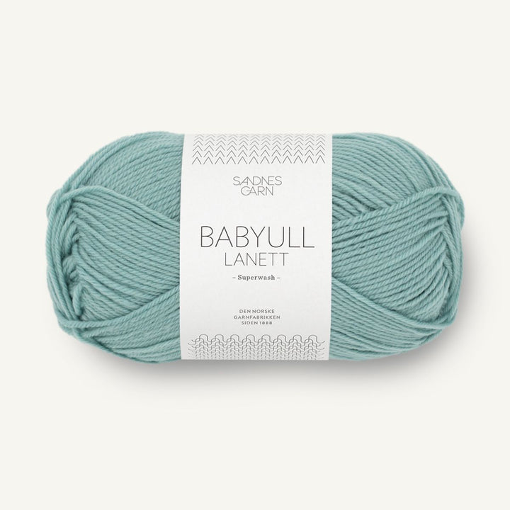 Babyuld Lanett garn fra Sandnes Garn Støvet aqua
