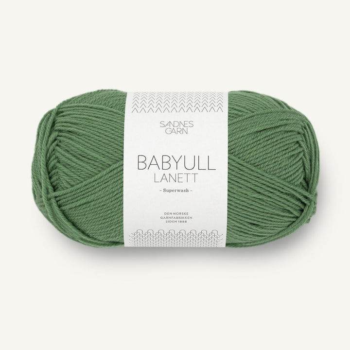 Babyuld Lanett garn fra Sandnes Garn Grøn