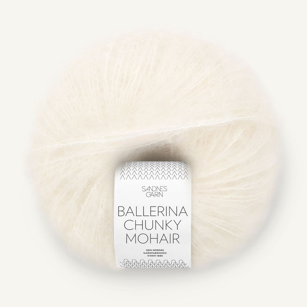 Ballerina Chunky Mohair garn fra Sandnes Garn