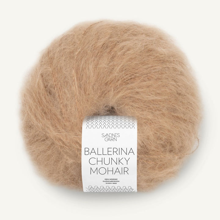 Ballerina Chunky Mohair garn fra Sandnes Garn Camel