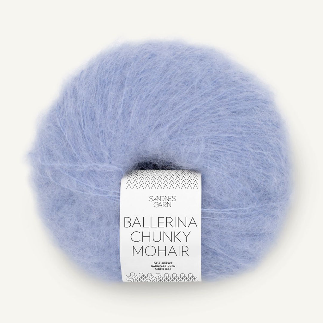 Ballerina Chunky Mohair garn fra Sandnes Garn Pale iris