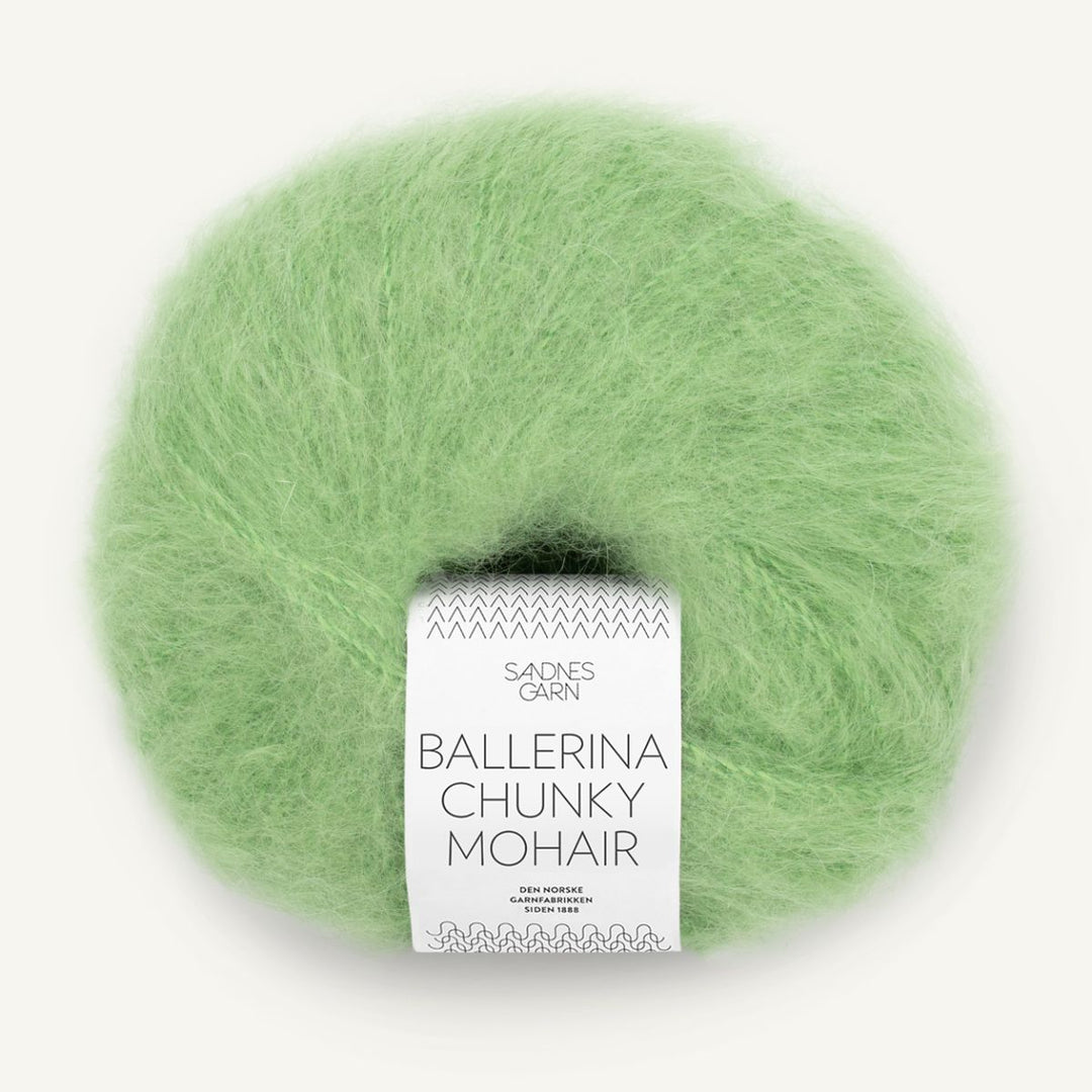 Ballerina Chunky Mohair garn fra Sandnes Garn Spring green
