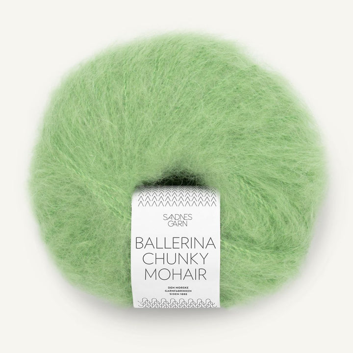 Ballerina Chunky Mohair garn fra Sandnes Garn Spring green