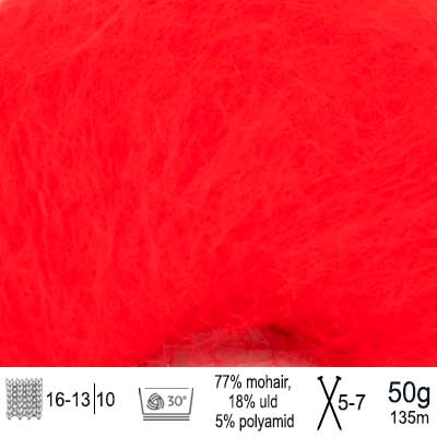 Ballerina Chunky Mohair garn fra Sandnes Garn - KreStoffer