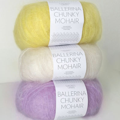 Ballerina Chunky Mohair garn fra Sandnes Garn - KreStoffer