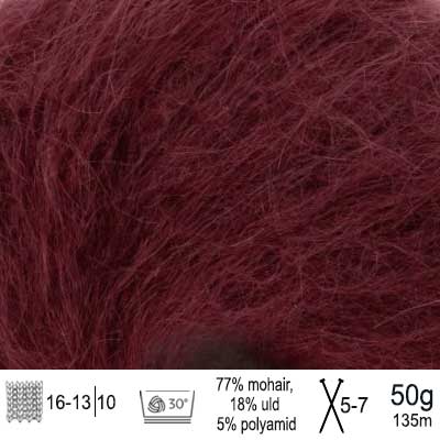 Ballerina Chunky Mohair garn fra Sandnes Garn