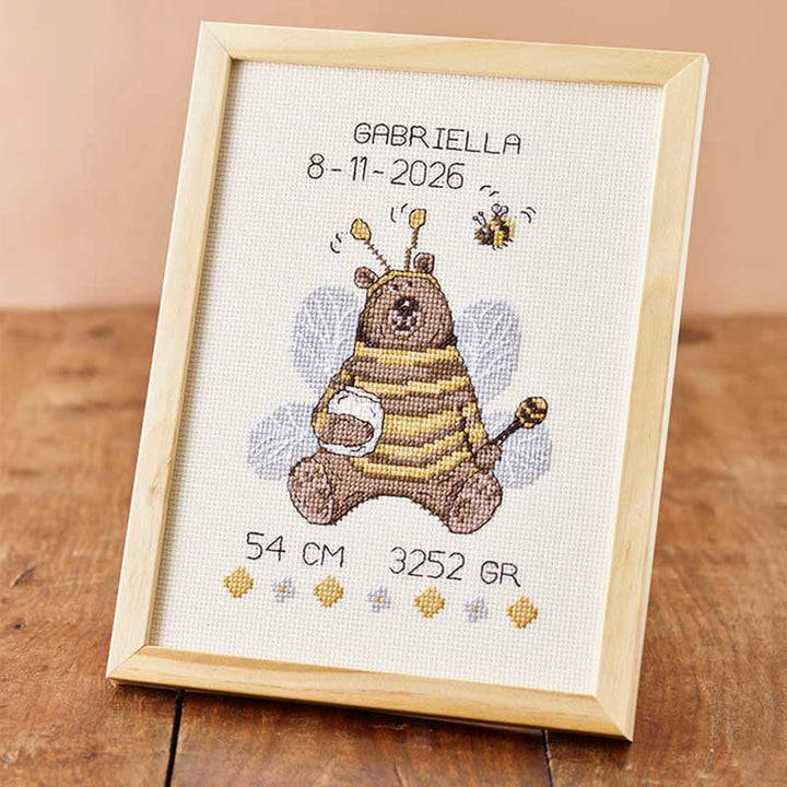 Broderikit Bamse bi fra Permin