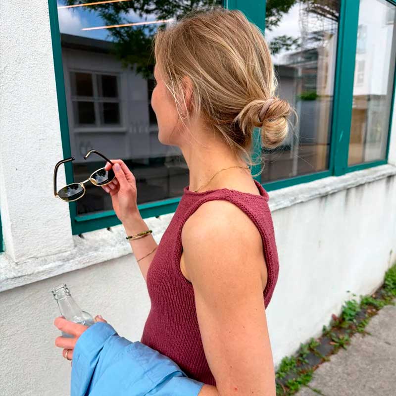 Strikkekit Bea Top fra PetiteKnit i Tynd Line fra Sandnes