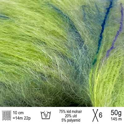 Bella Color garn fra Permin Lime