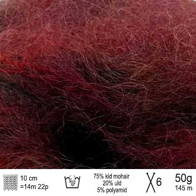 Bella Color garn fra Permin Rust brun