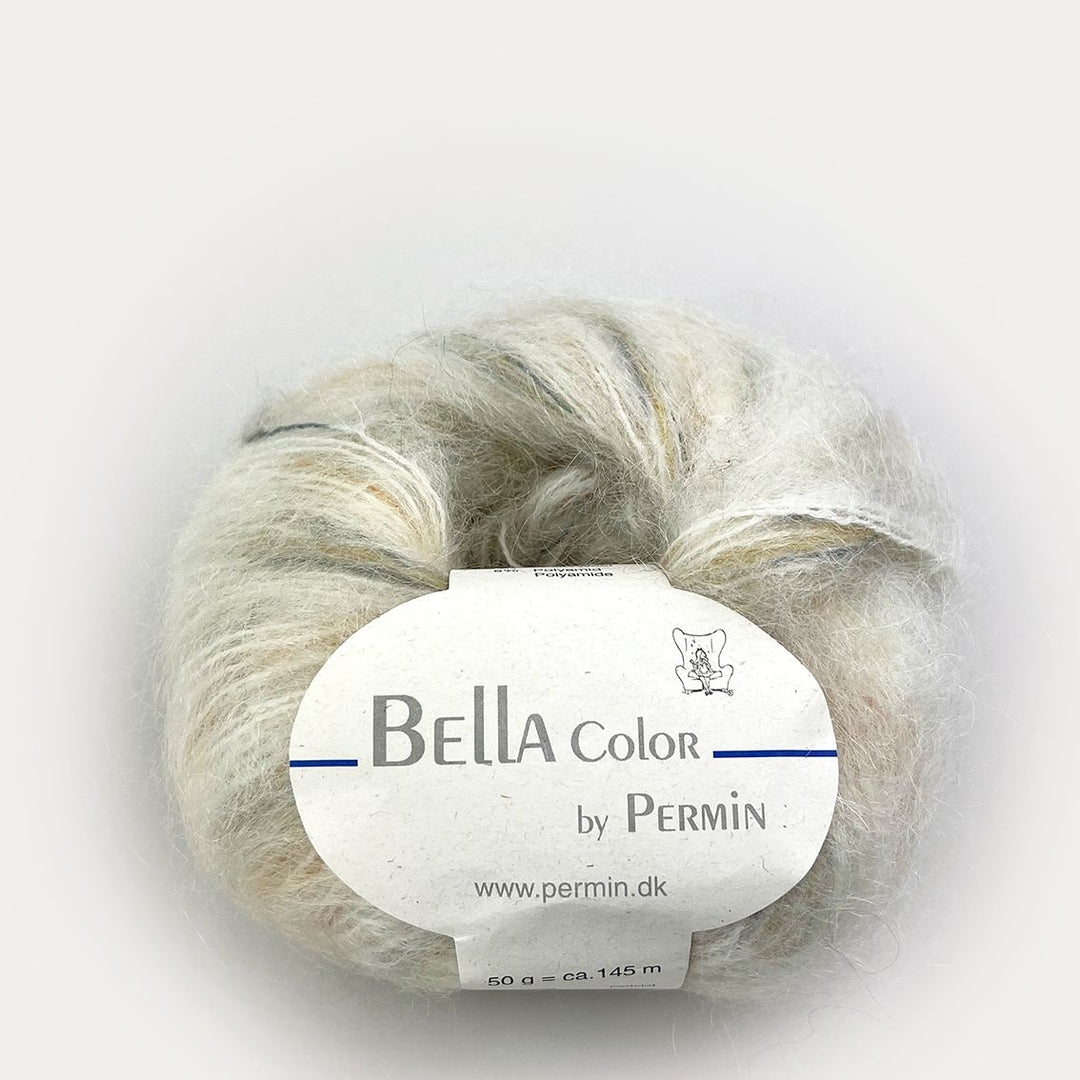 Bella Color garn fra Permin Råhvid
