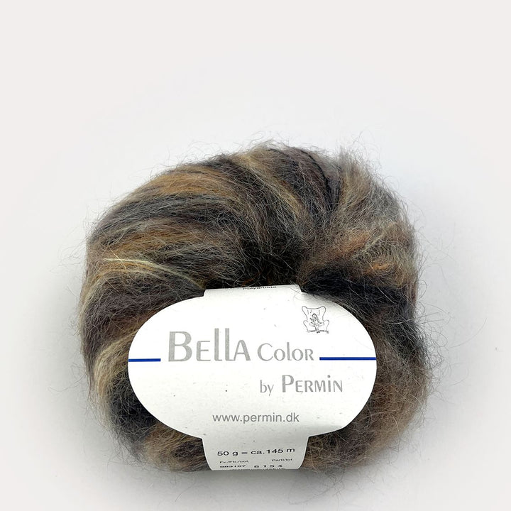 Bella Color garn fra Permin Brun