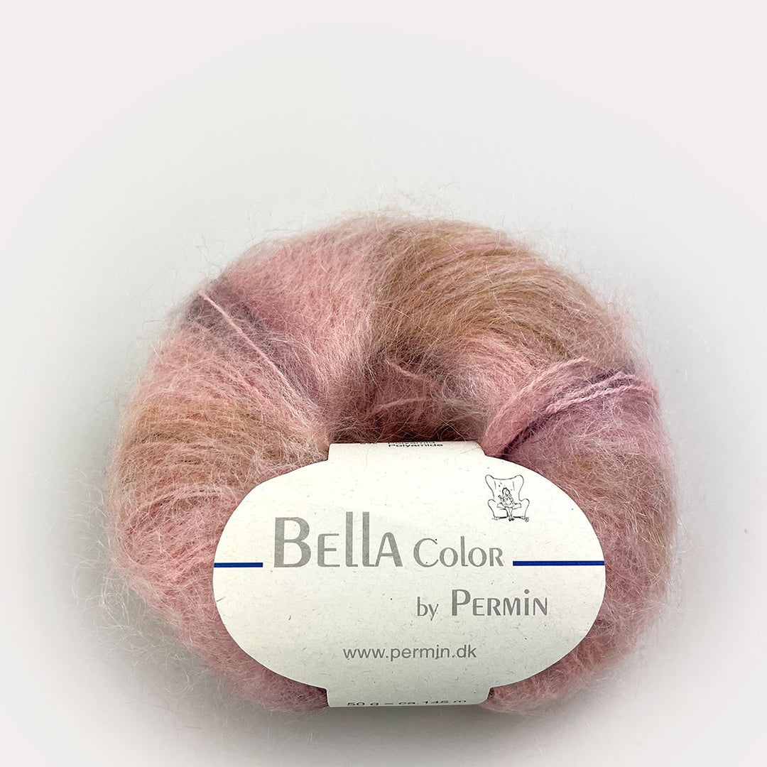 Bella Color garn fra Permin Rose oliven