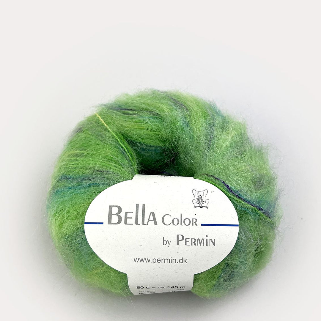 Bella Color garn fra Permin Grøn Lilla Turkis