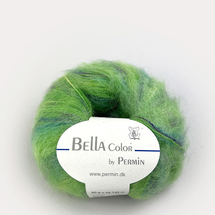 Bella Color garn fra Permin Grøn Lilla Turkis