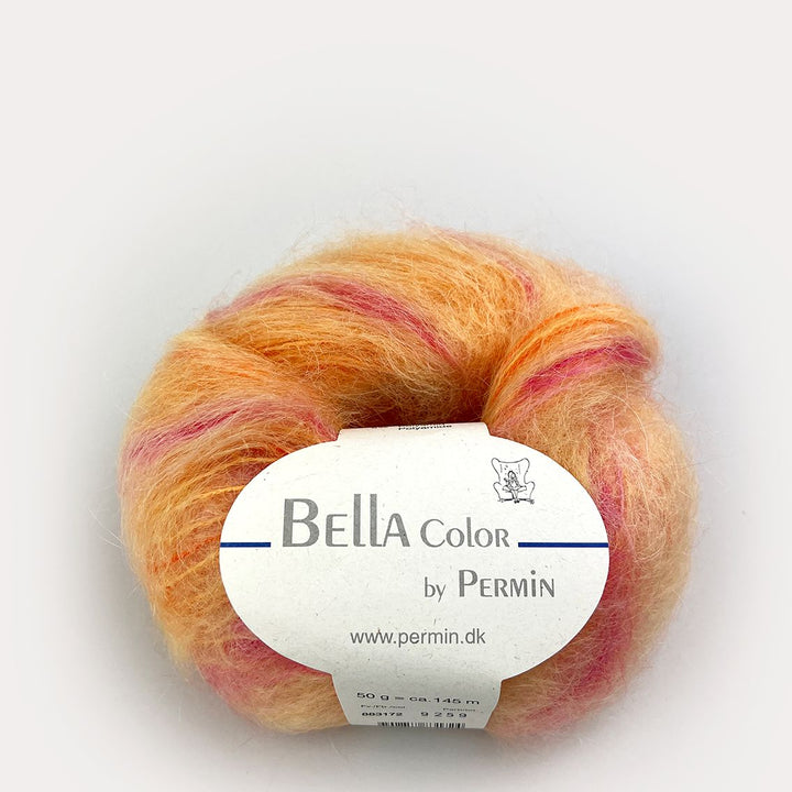 Bella Color garn fra Permin Orange pink syren