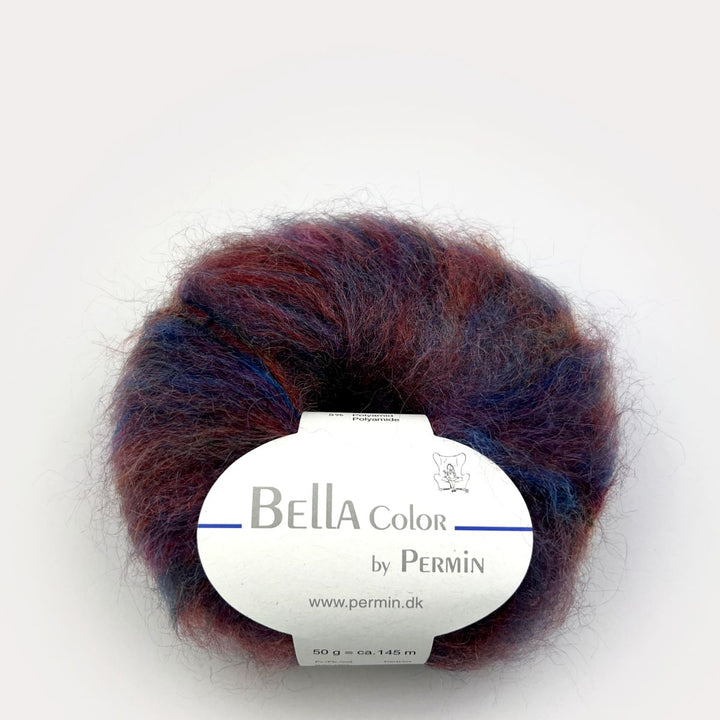 Bella Color garn fra Permin Bordeaux blålilla