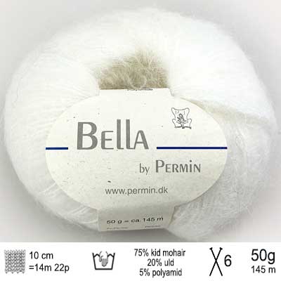 Bella garn fra Permin Hvid
