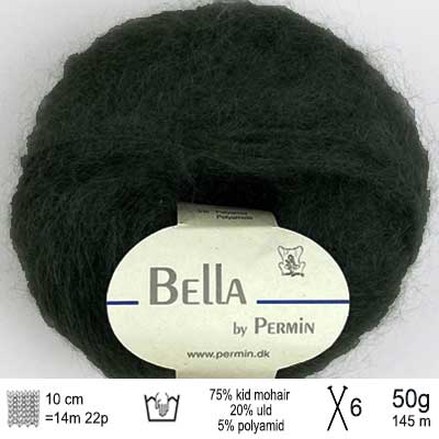 Bella garn fra Permin Dark army