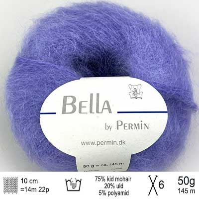 Bella garn fra Permin Lyselilla
