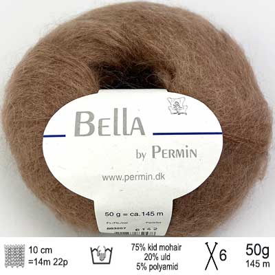 Bella garn fra Permin Kamel