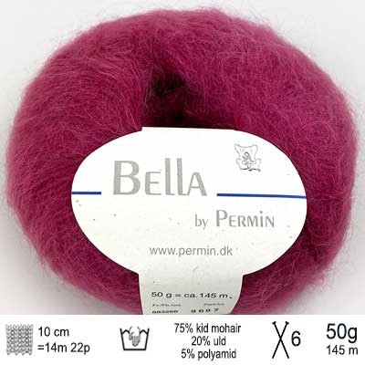 Bella garn fra Permin Blomme