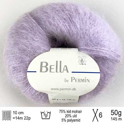 Bella garn fra Permin Sart violet