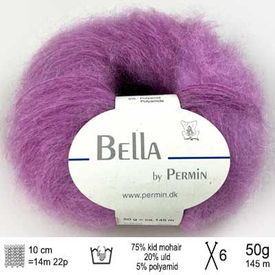Bella garn fra Permin Mulberry