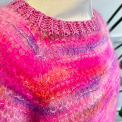 Garnpakke Bellissimo Top i Bella color, Sunday og Drops Glitter garn