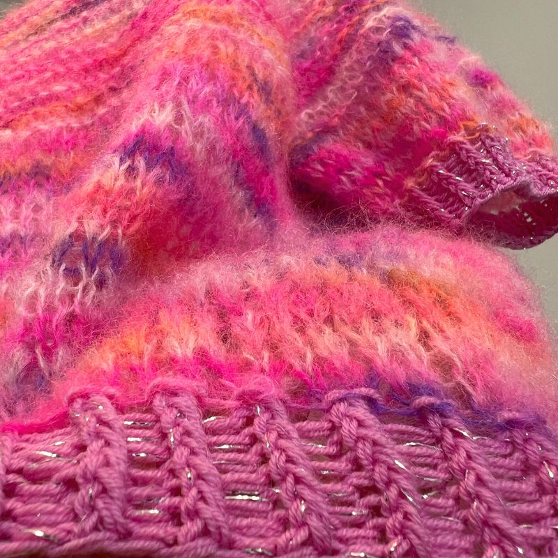 Garnpakke Bellissimo Top i Bella color, Sunday og Drops Glitter garn